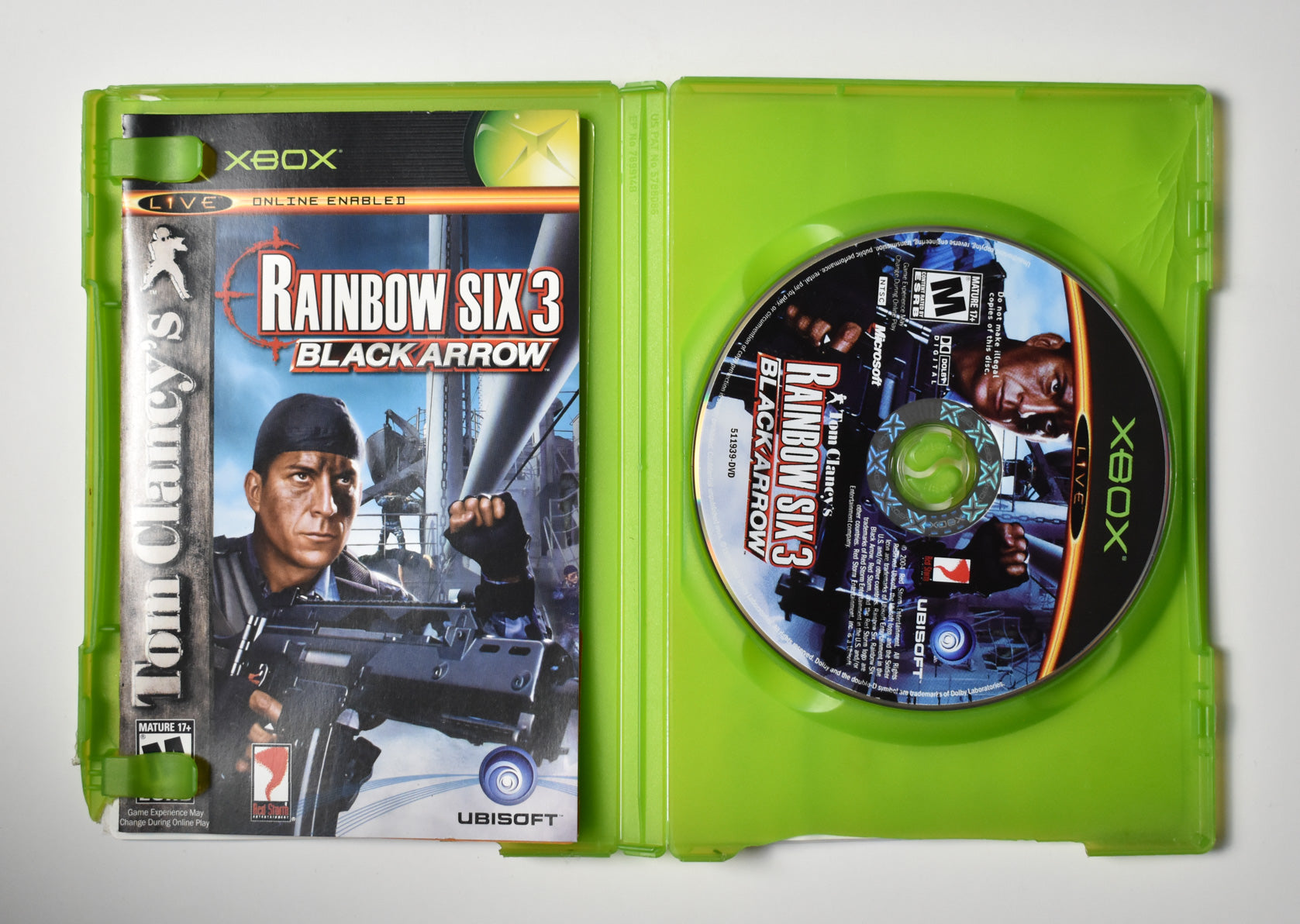 Xbox Tom Clancy Rainbow Six 3 Black Arrow Used Game