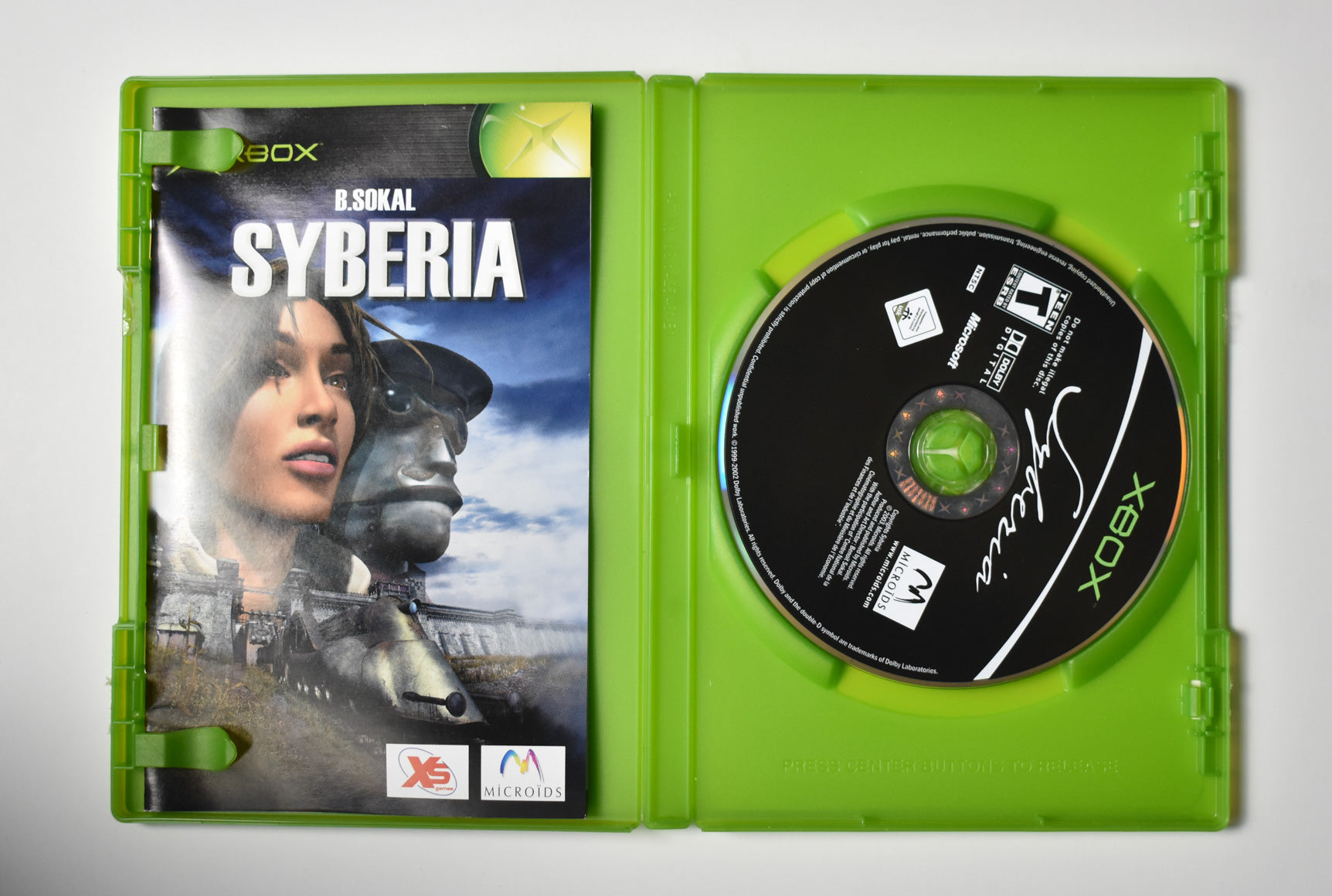 Xbox Syberia Microsoft Original Xbox Game Used B.Sokal Video Game