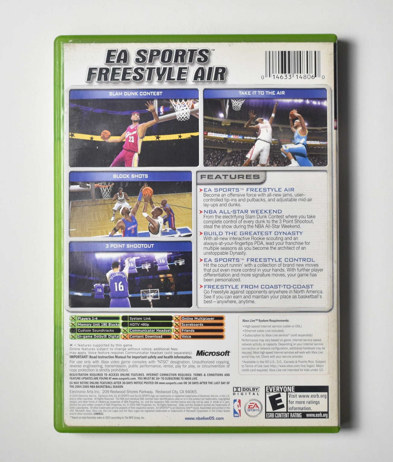 Xbox NBA Live 2005 Used Microsoft Xbox Original USED