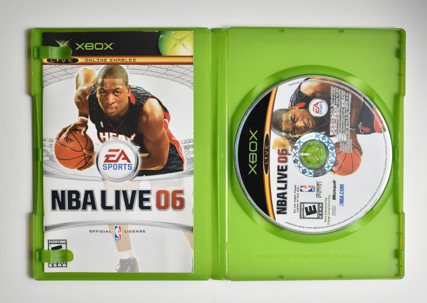 Xbox NBA Live 2006 Game Microsoft Xbox Original USED