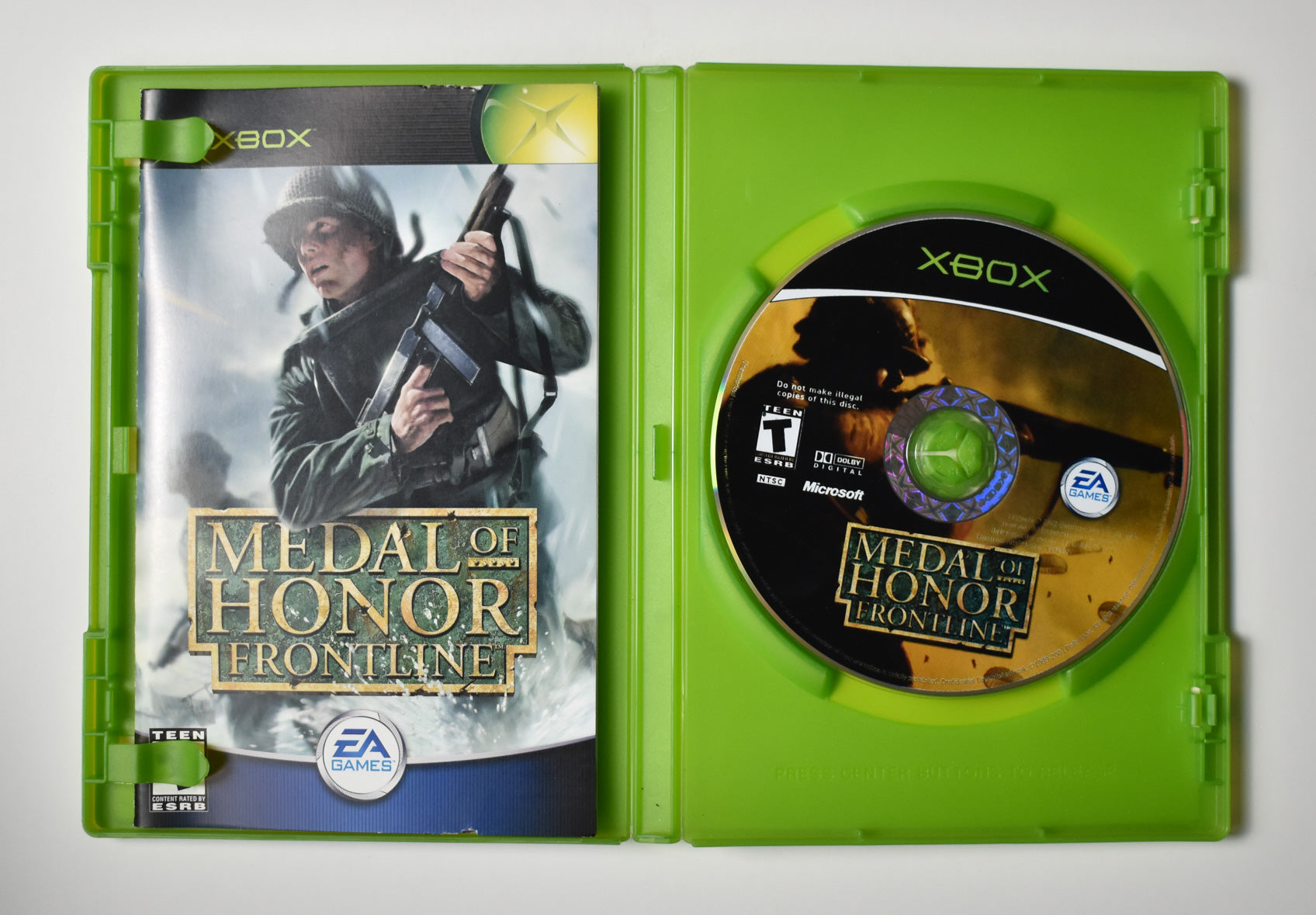 Medal of Honor Frontline Microsoft Xbox Original Game Used