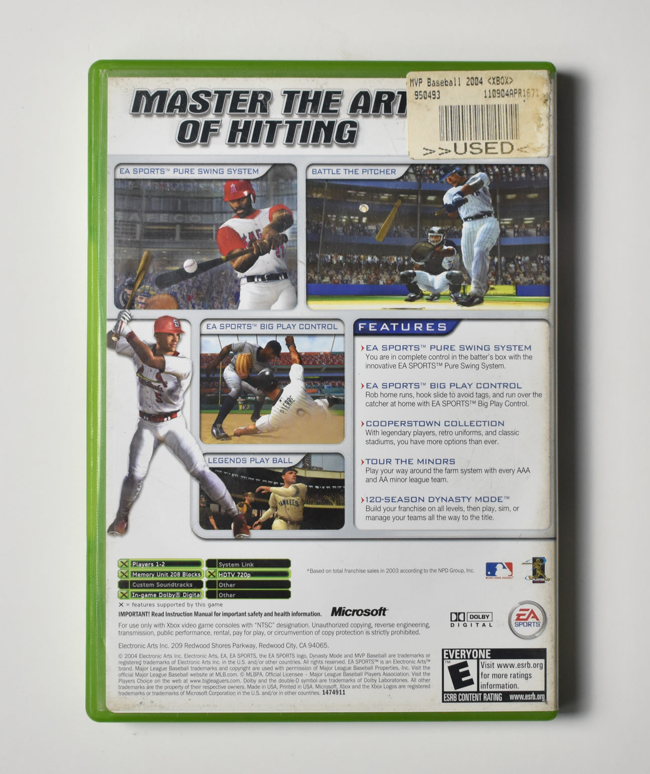 Xbox MVP Baseball 2004 Microsoft Xbox Original USED