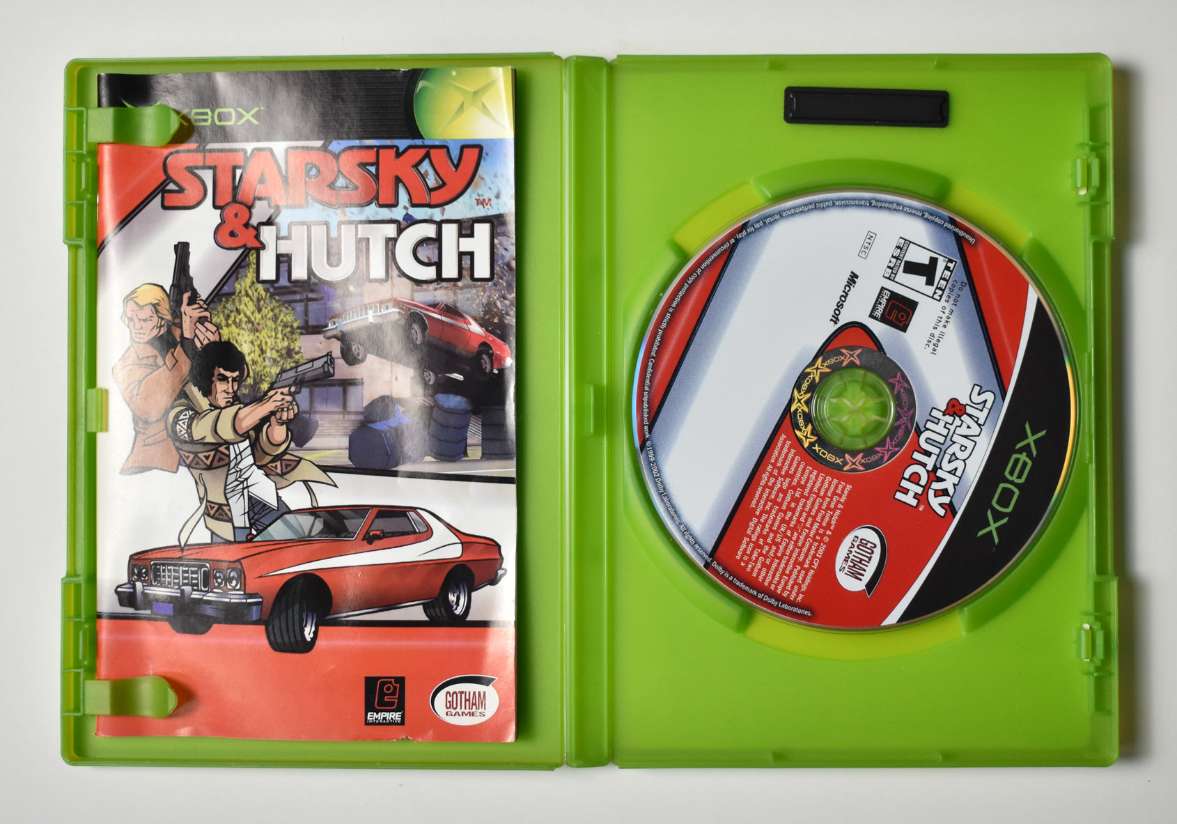 Xbox Starsky and Hutch Game Used Microsoft Original