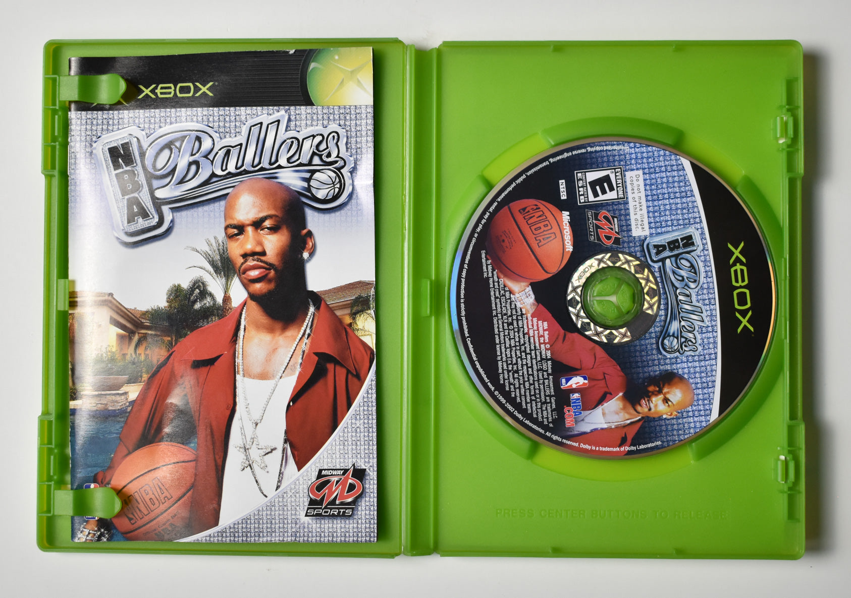 Xbox NBA Ballers Video Game Used Original Xbox
