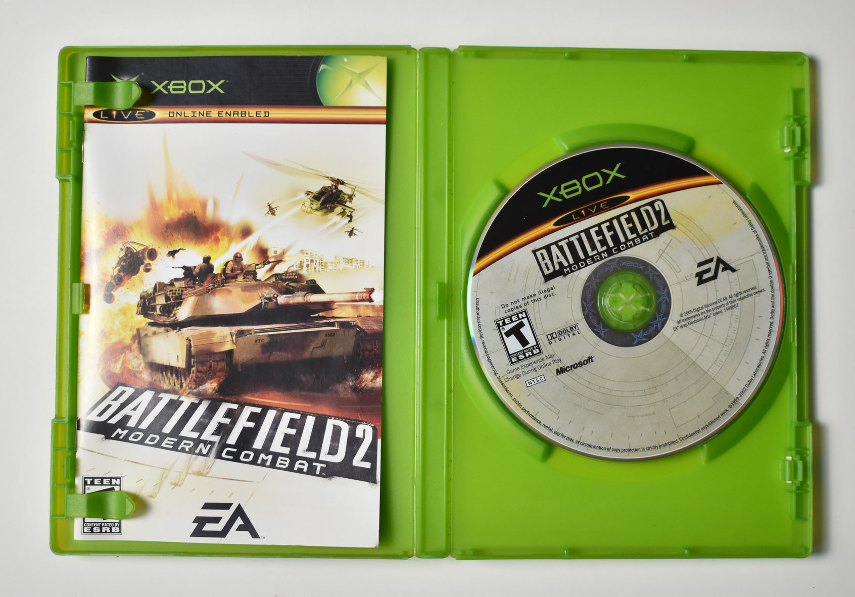 Xbox Battle Field 2 Modern Combat USED
