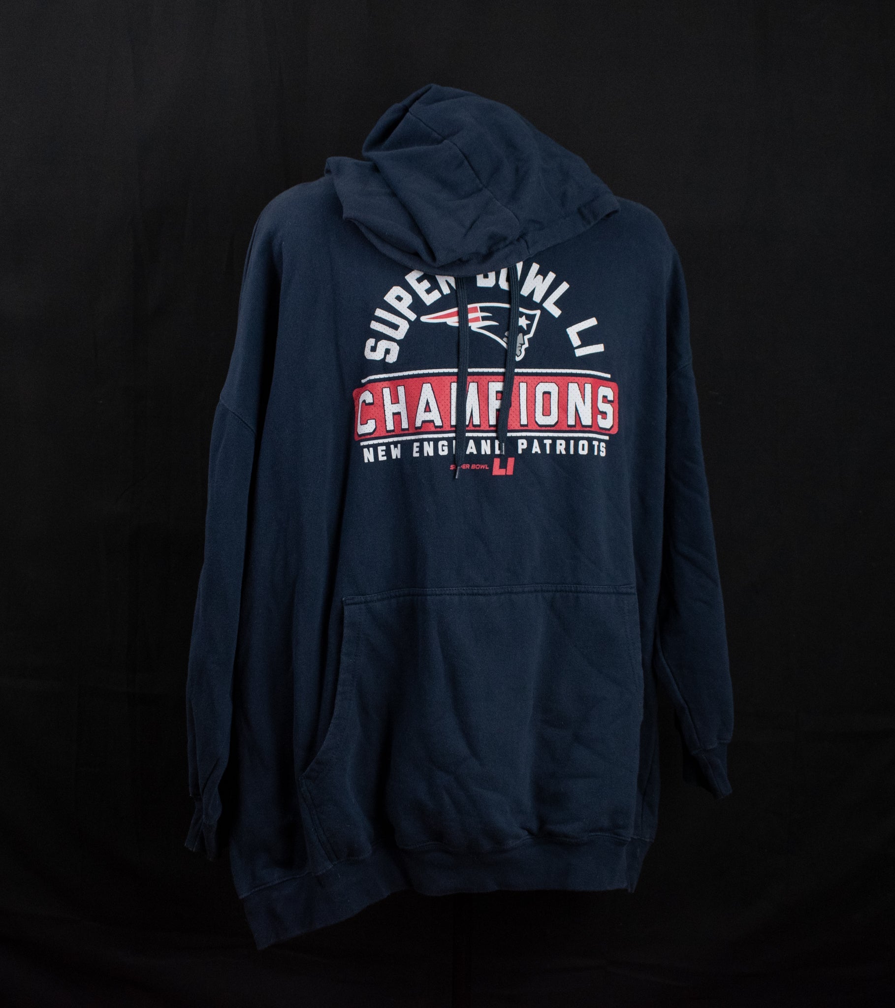 Majestic New England Patriots Sweatshirt Adult Mens NFL Authentic Super Bowl Champions