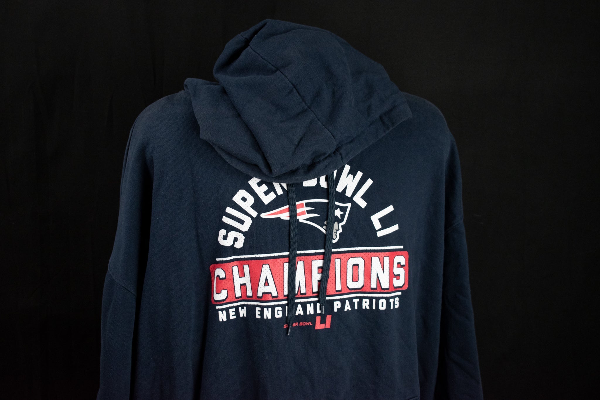 Majestic New England Patriots Sweatshirt Adult Mens NFL Authentic Super Bowl Champions