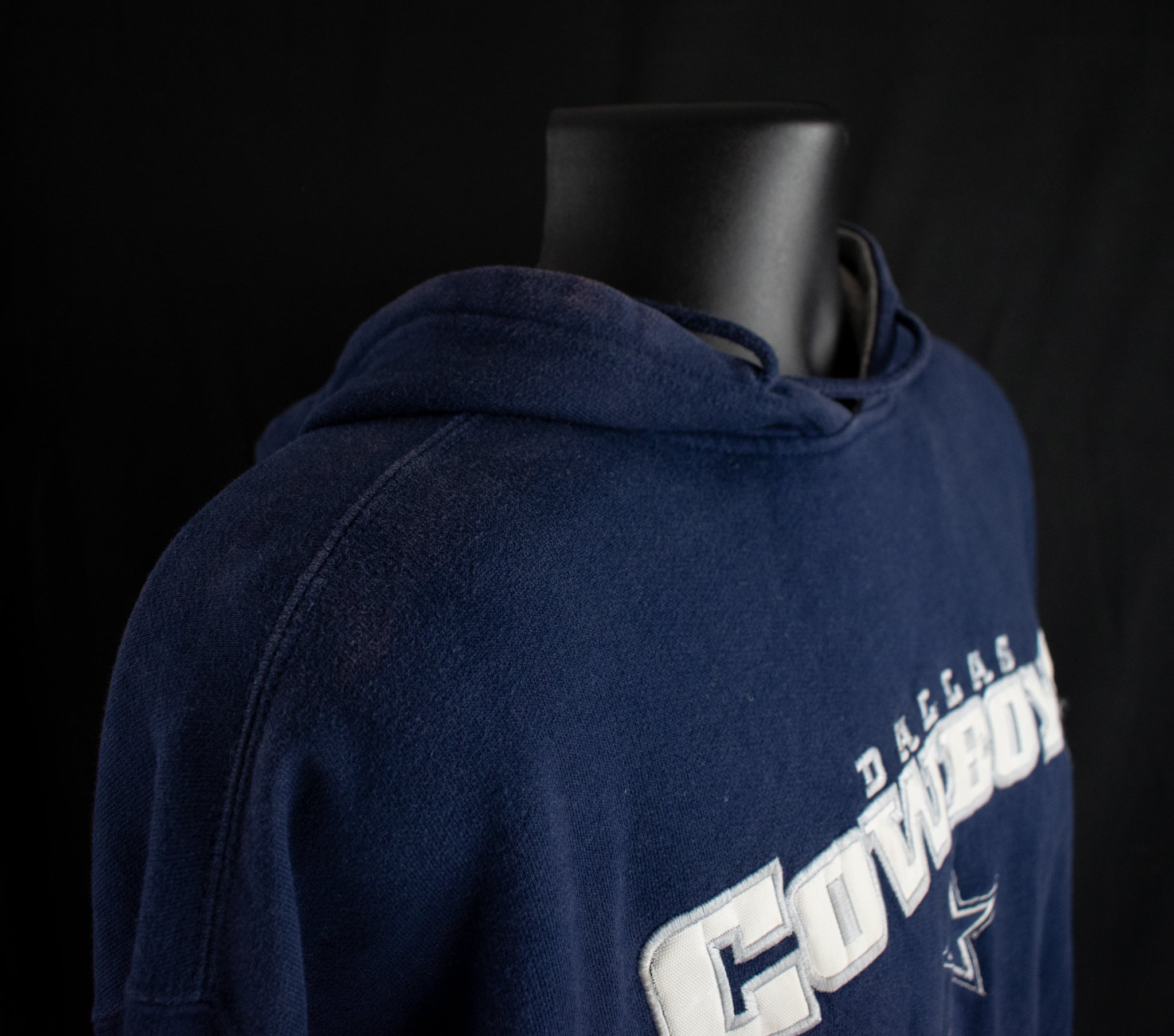 Dallas Cowboys Blue Sweatshirt X-Large Hoodie Zip Up NFL Mens Adult