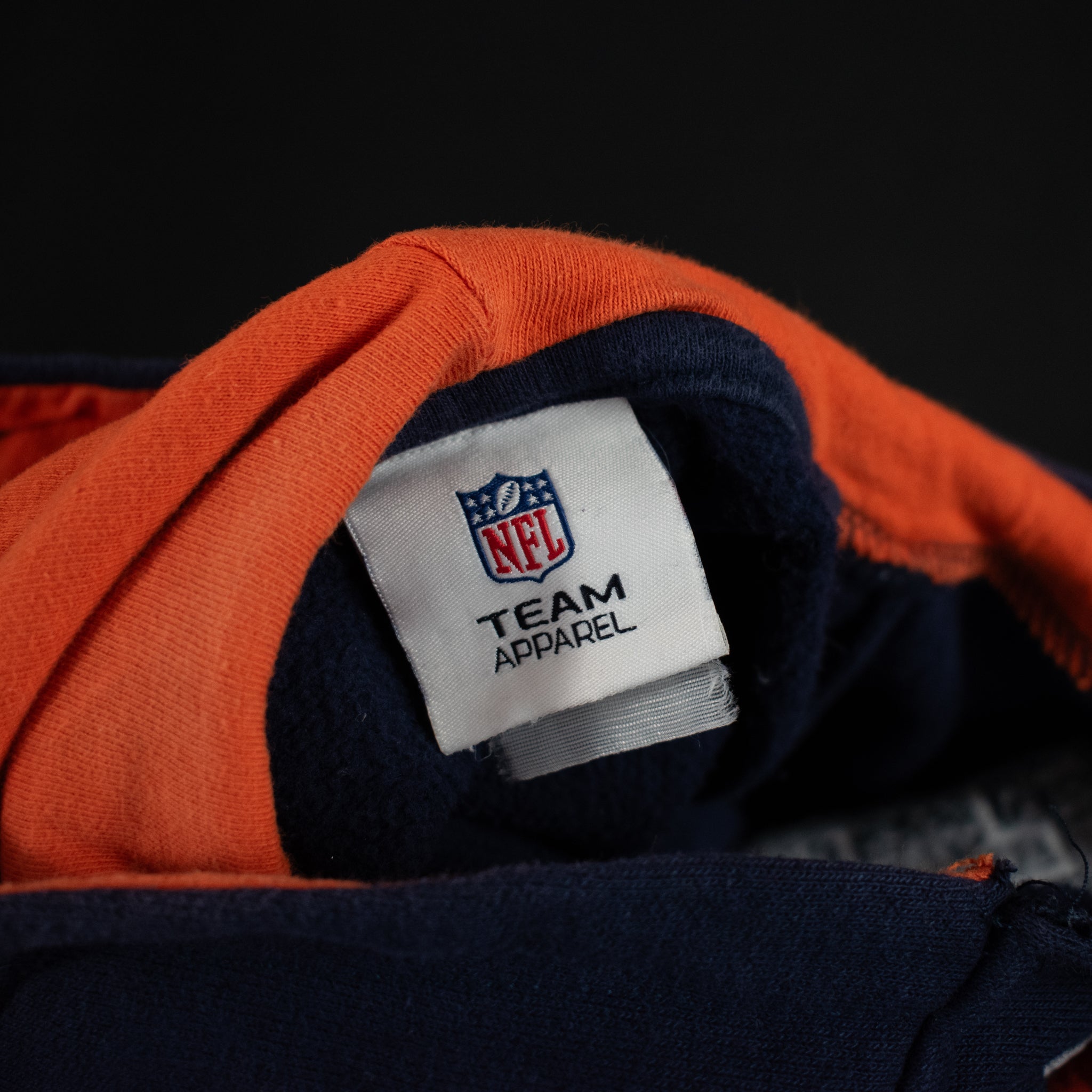 Broncos Sweatshirt Blue Hoodie NFL Team Apparel 14-16 Kids Large Youth Used