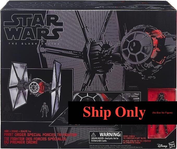 Star Wars Black Series First Order TIE Fighter 6 inch Ship Only Used