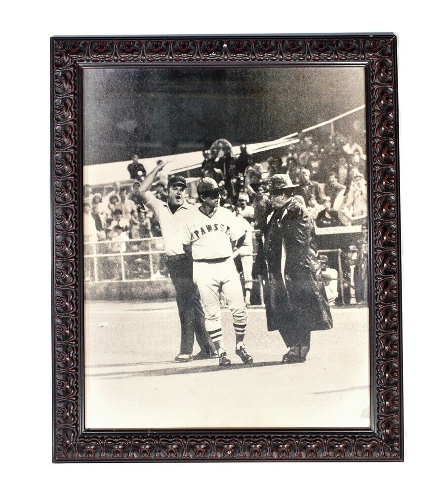 Vintage Boston Pawsox Photo Extremely Rare Framed Historical Baseball Photo