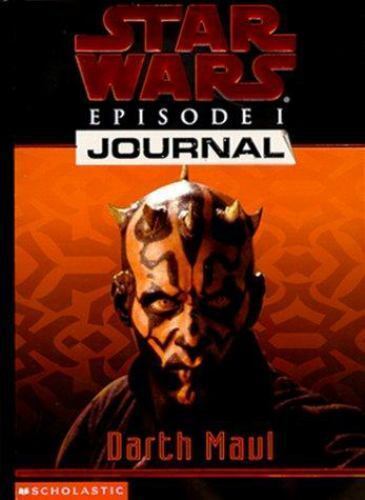 Star Wars Episode 1 Journal Darth Maul Scholastic Softcover Book Jude Watson 1999