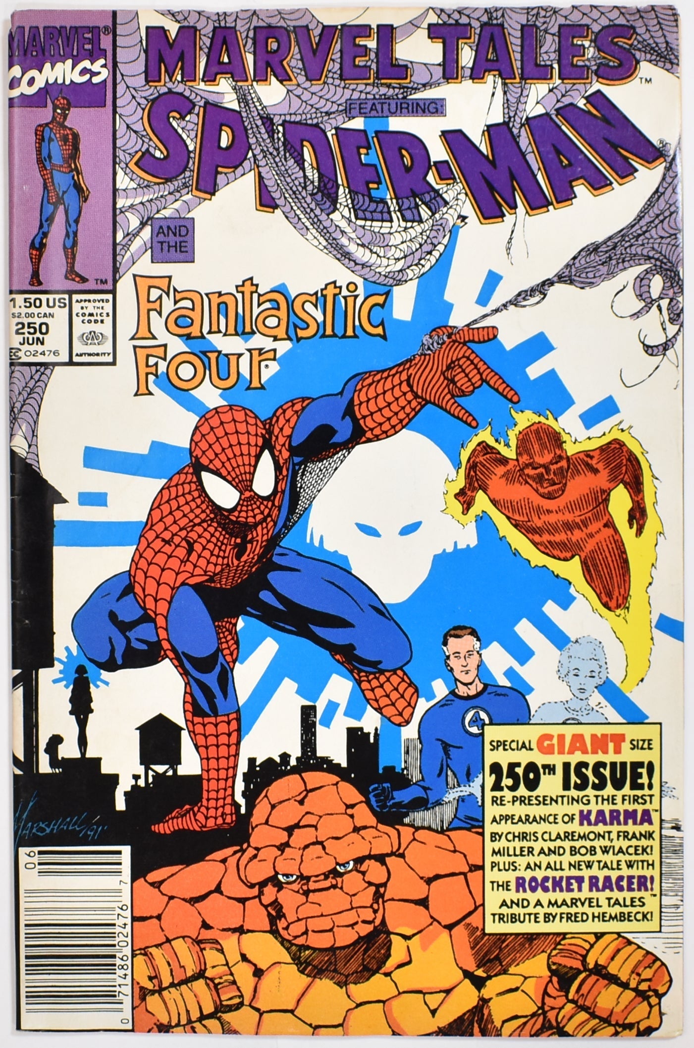 Marvel Tales Spider Man Fantastic Four 250 Comic Book