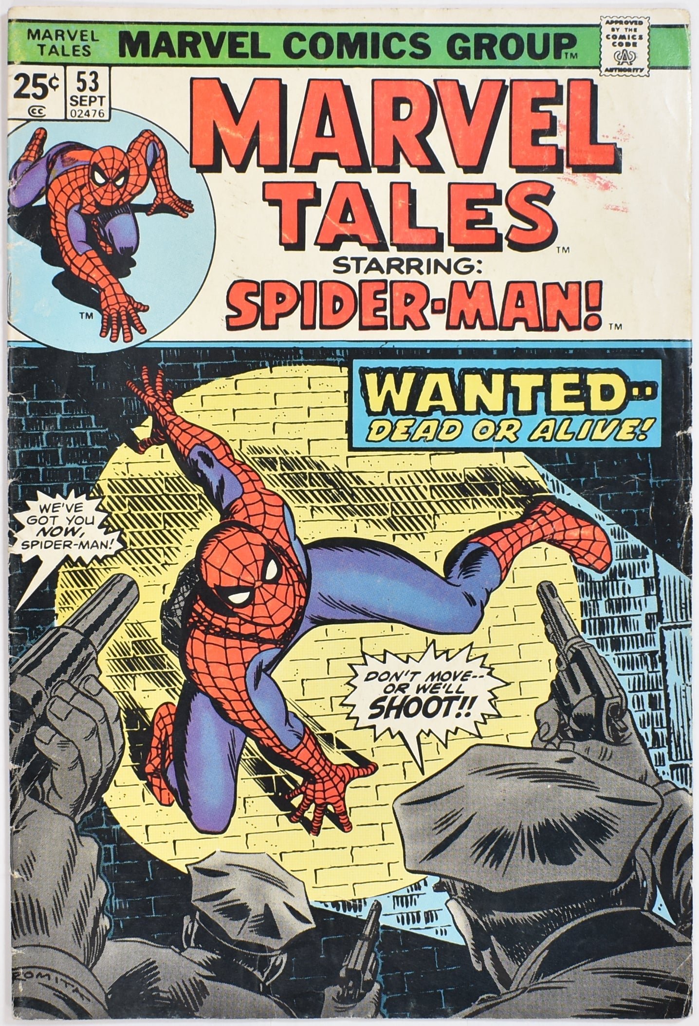 Marvel Tales Spider Man 53 Sept Marvel Comic Books