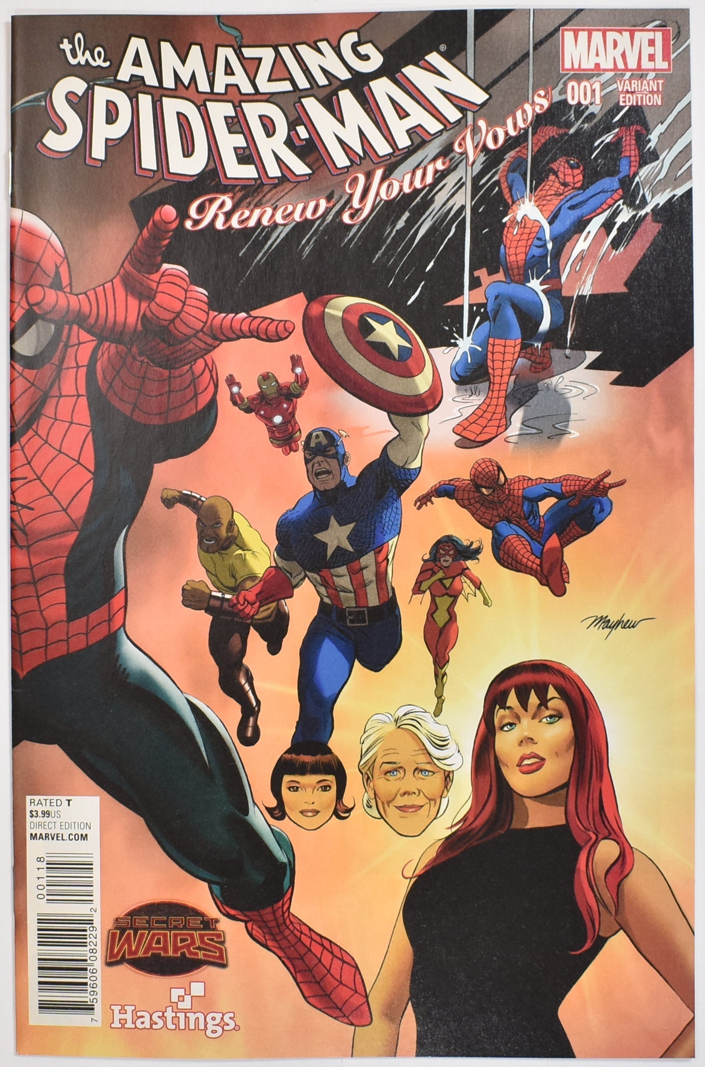 The Amazing Spider Man Renew Your Vows 001 Variant Edition