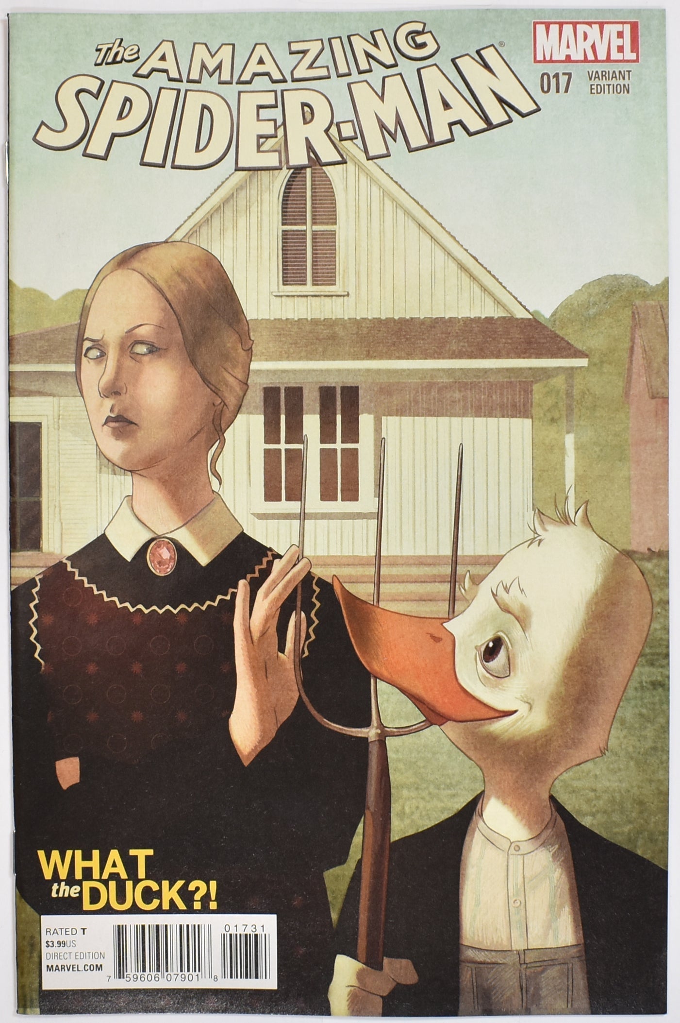 Amazing Spider-Man (2014) #17 W. Scott Forbes Variant Howard The Duck