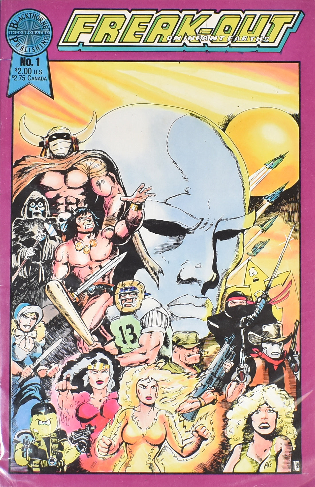 Freak Out Comic Book No. 1 Black Thorne Publishing Comic Book