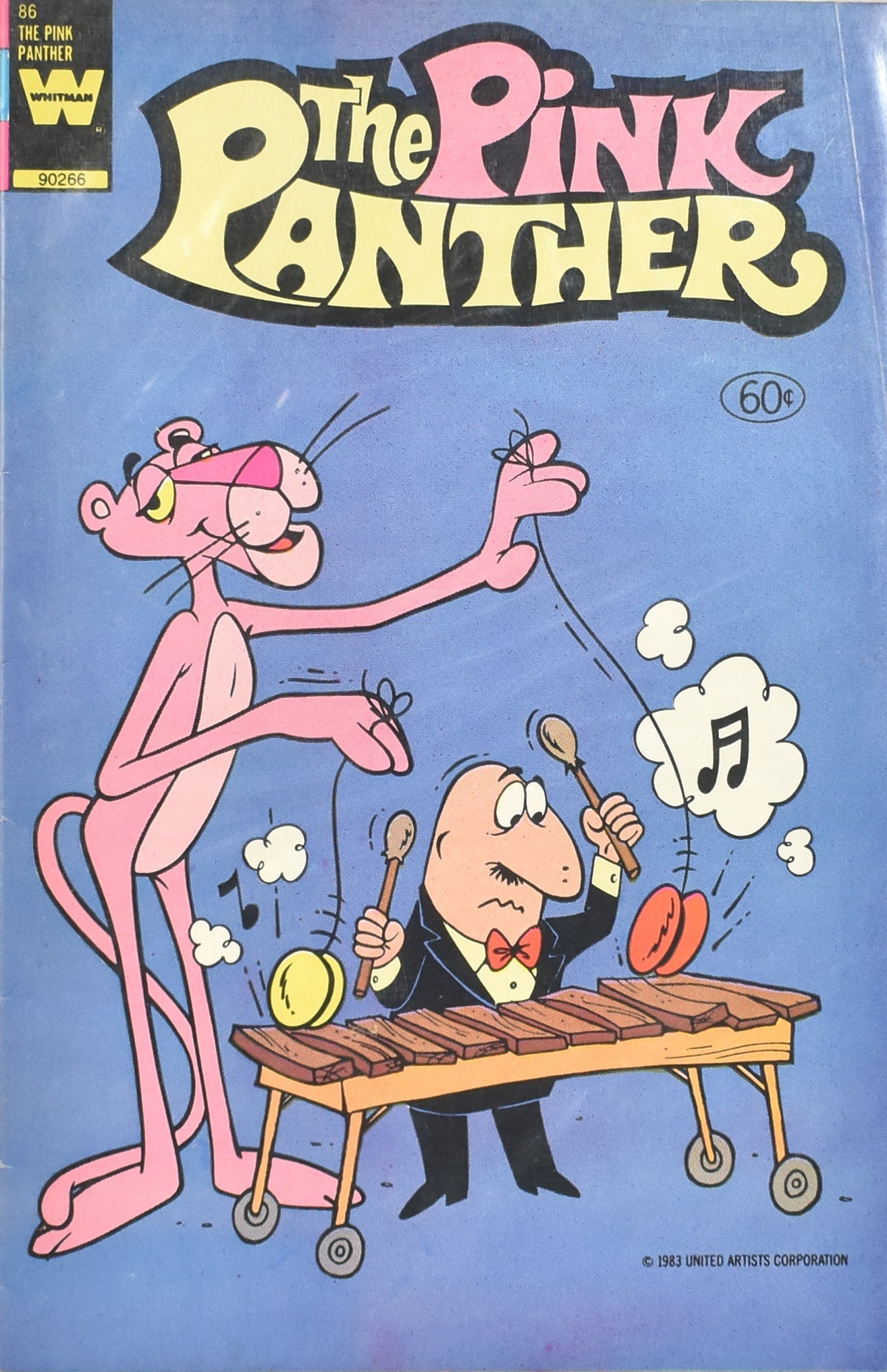 The Pink Panther 86 Comic Book Whitman Comics 90266 1983