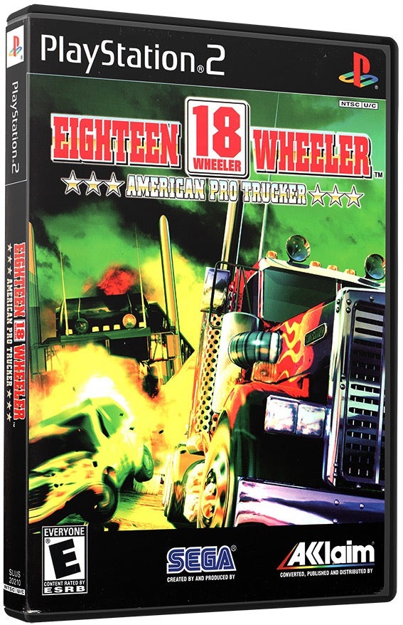 18 Wheeler - American Pro Trucker PS2 Sony Playstation 2 Used Video Game PS2