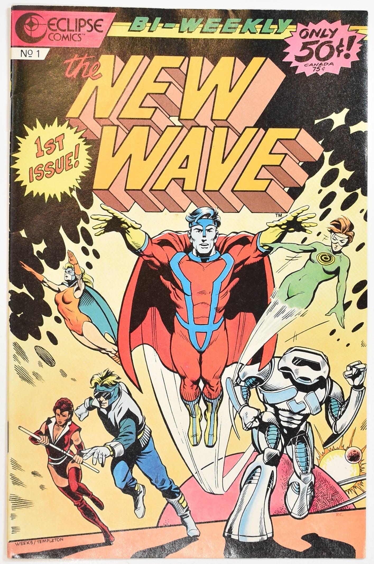 The New Wave No. 1 Comic Book Eclipse Comics