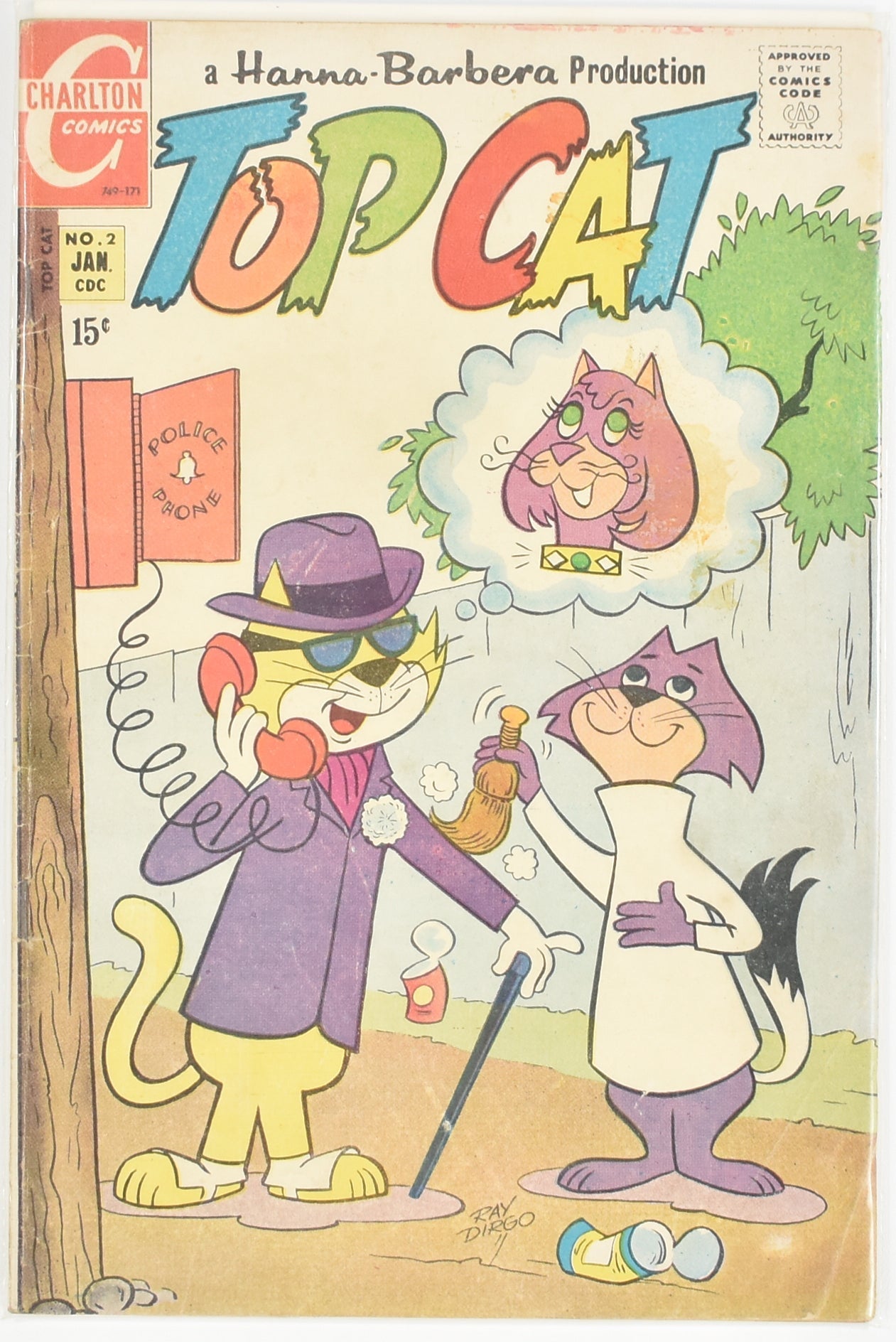 Top Cat No. 2 Jan CDC Charlton Comics 749 - 171
