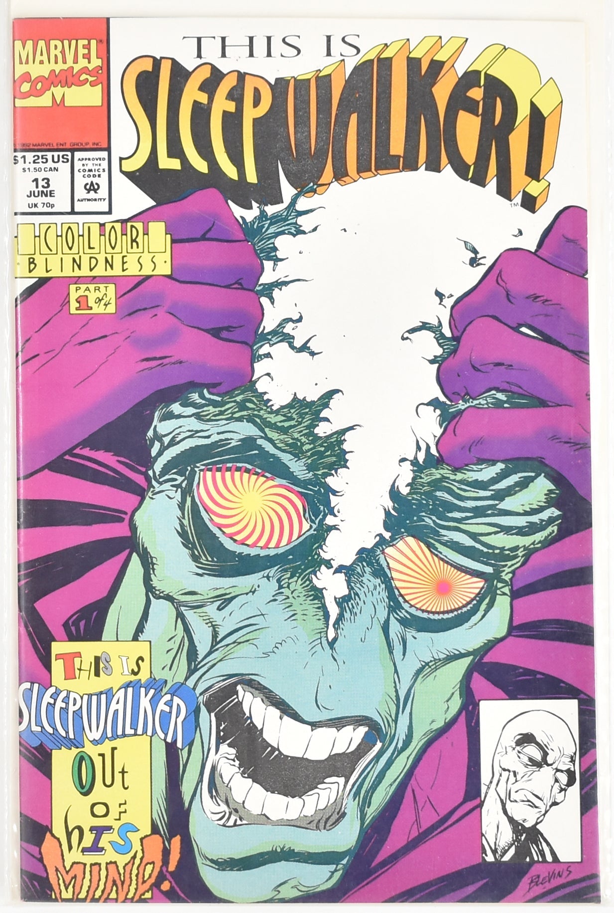 This is Sleep Walker 13 Marvel Comics Comic Book