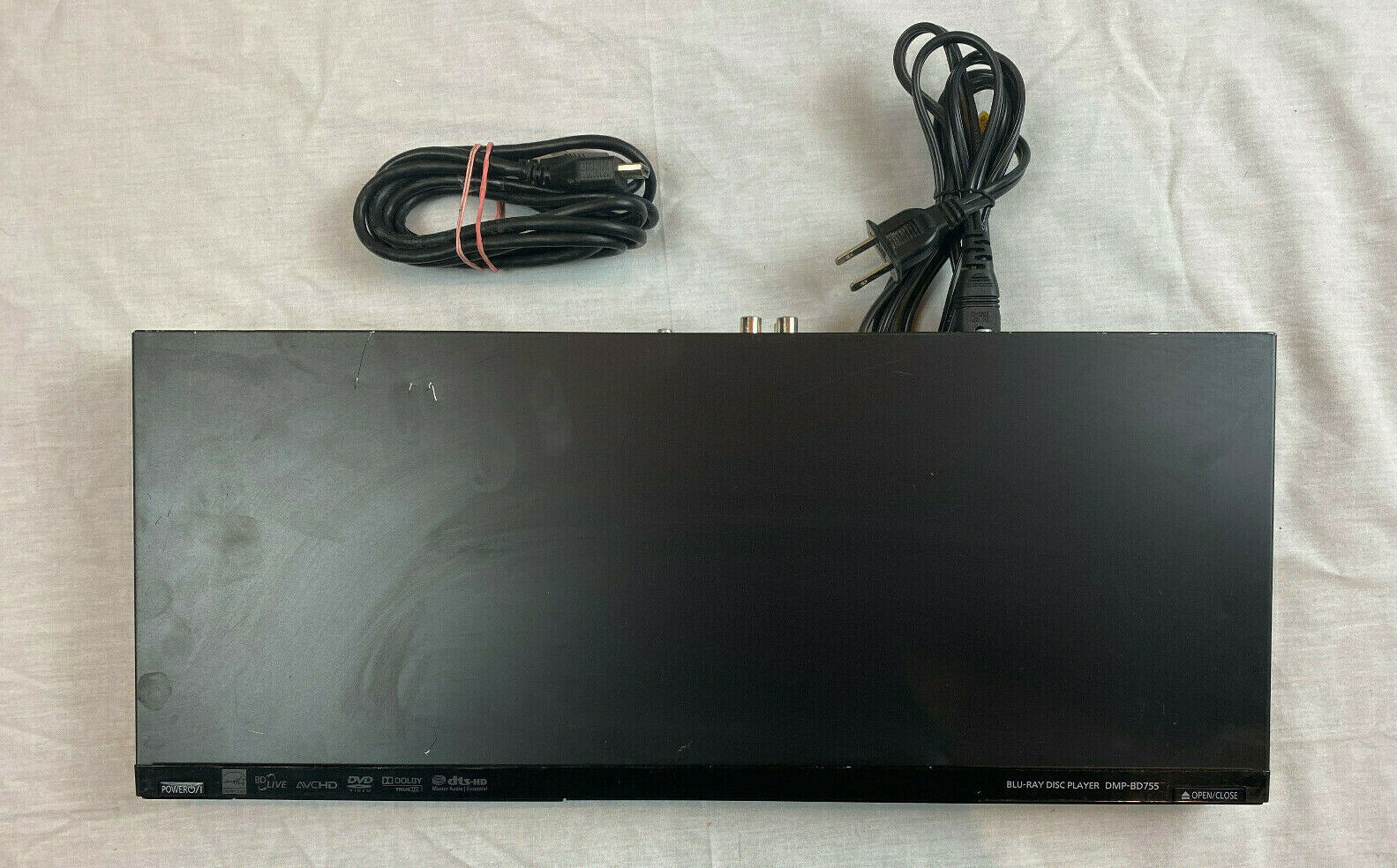 Panasonic Blu-Ray / DVD Player DMP-BD755 NO Remote TESTED EB-3584