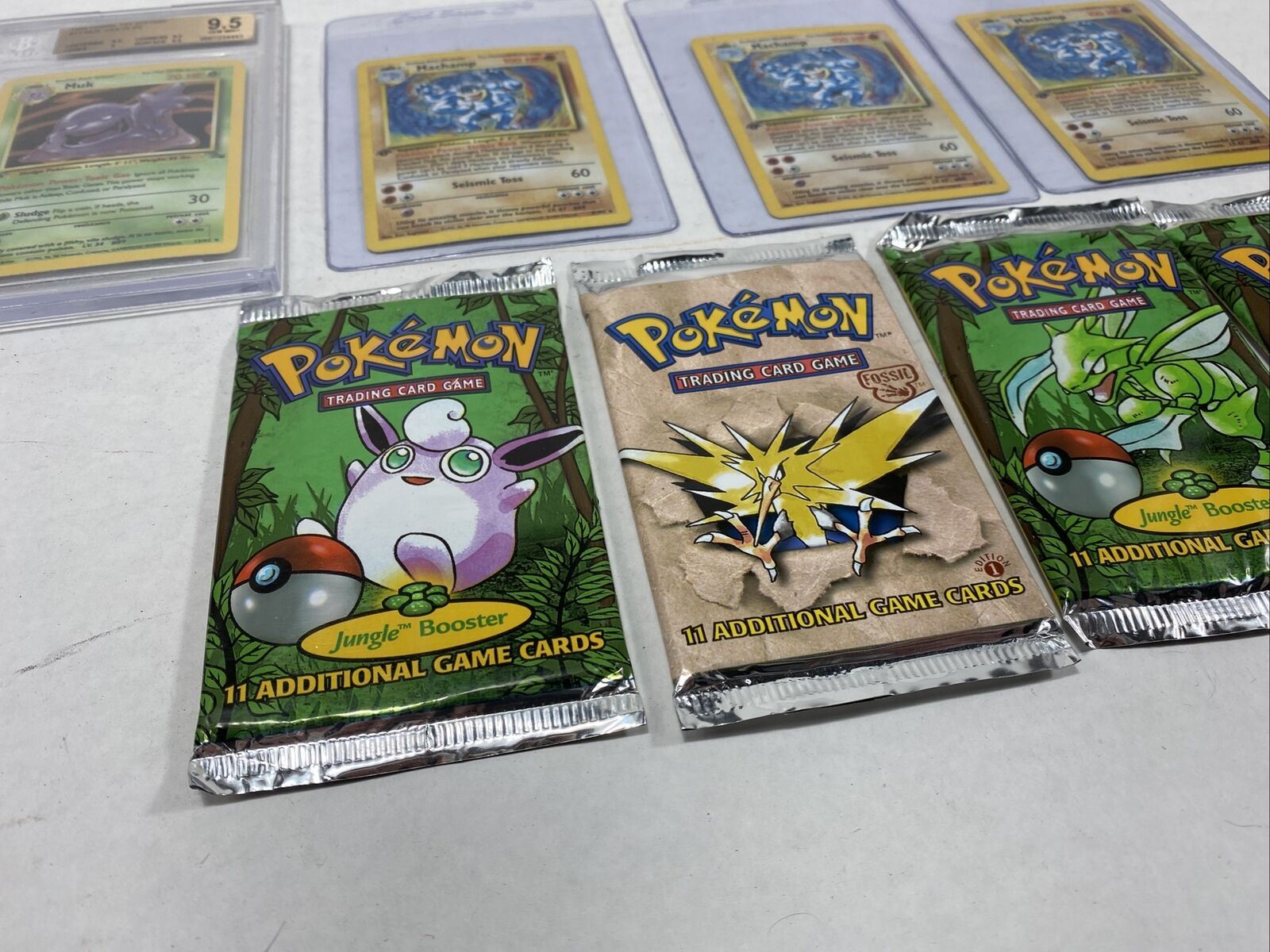 1st EDITION Pokemon Cards Pack Muk Holo Pokemon Cards NEW!