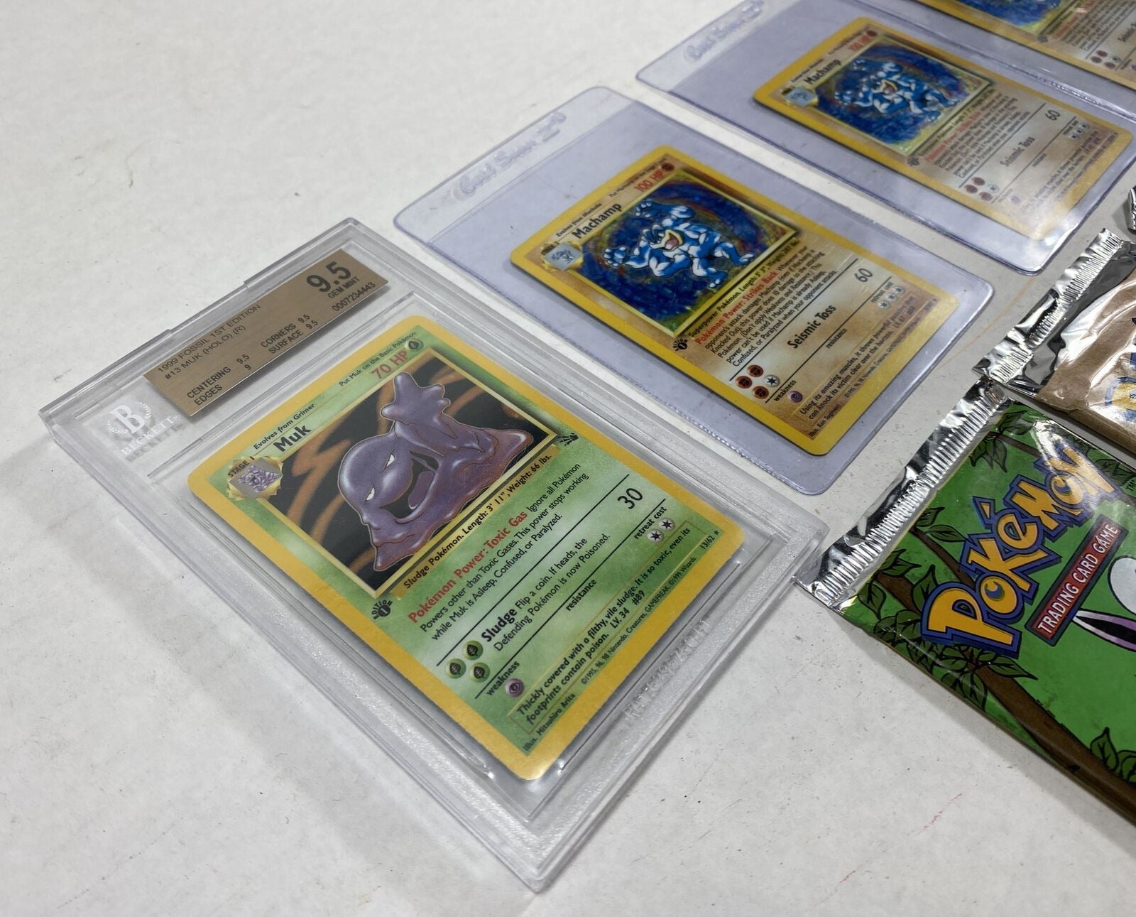 1st EDITION Pokemon Cards Pack Muk Holo Pokemon Cards NEW!