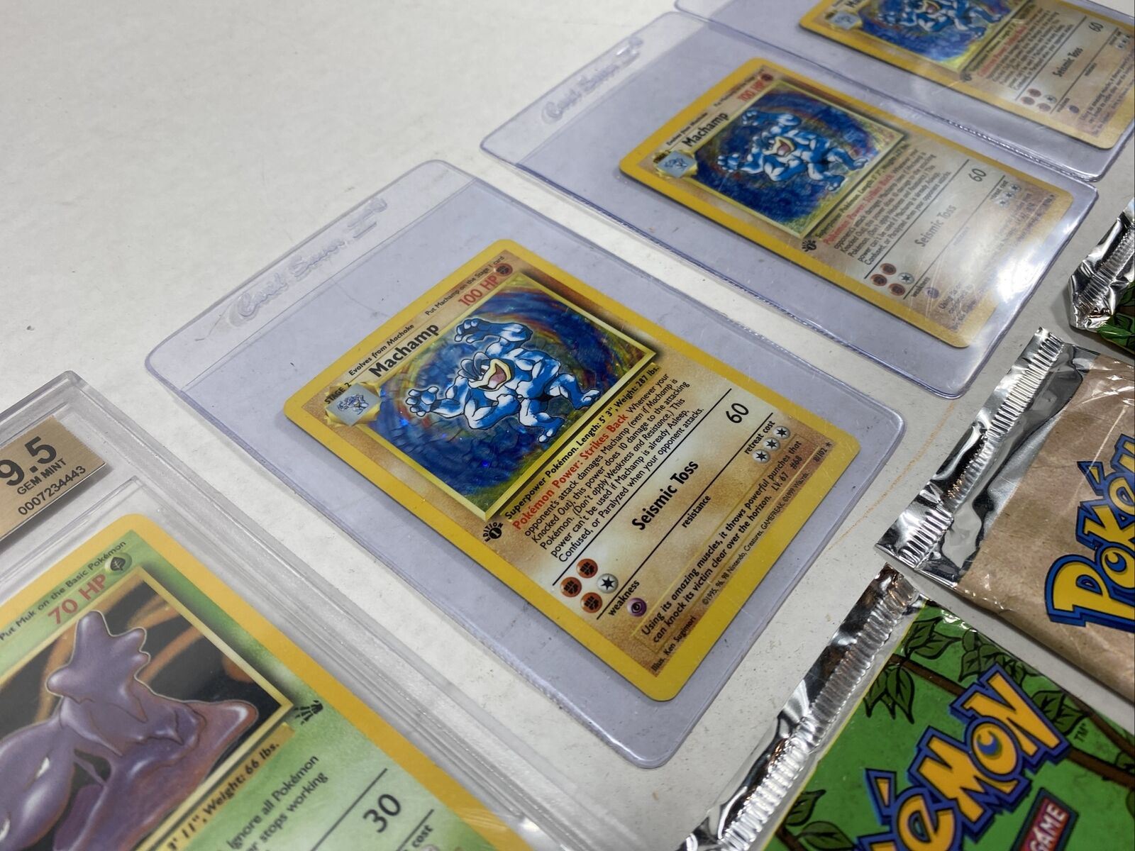 1st EDITION Pokemon Cards Pack Muk Holo Pokemon Cards NEW!