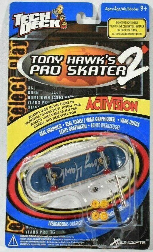 Tech Deck Skateboard Finger Board Bird House Skateboards Tony Hawk 1999