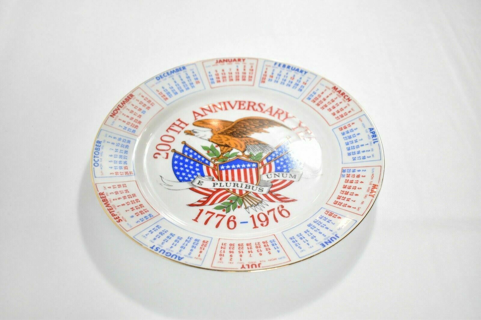 Spencer Gifts exclusive United States Plate Set - Rare American Pride USA 1975