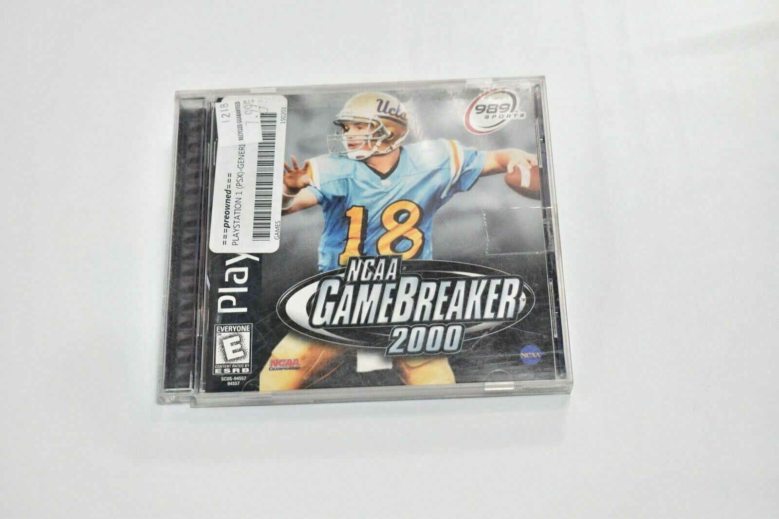 Playstation PS1 NCAA Gamebreaker 2000 Manual Included TESTED & GUARANTEED!