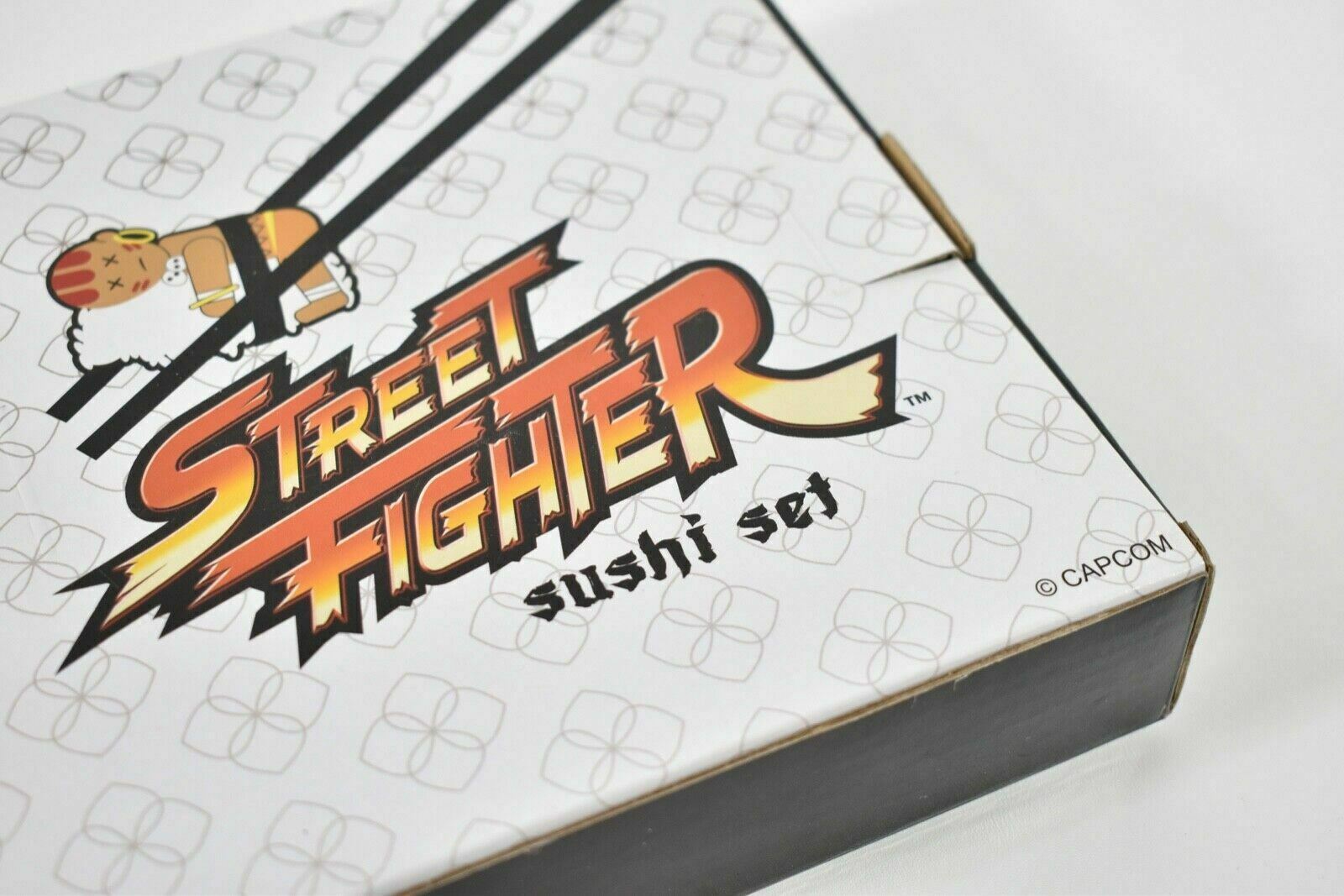 Capcom Street Fighter Sushi Set With Chopsticks Authentic