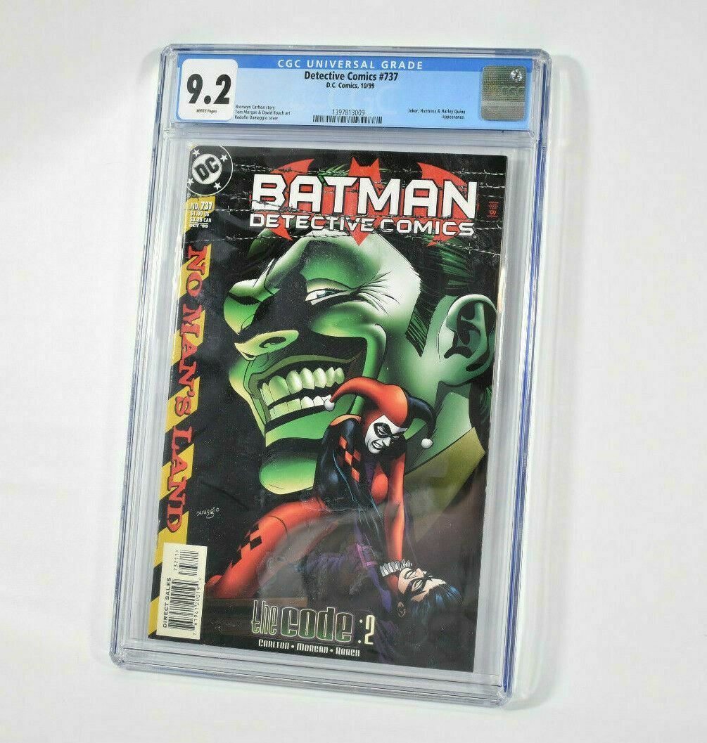 DC Comics DETECTIVE COMICS BATMAN #737 (10/99) White Pages HARLEY QUINN 9.2