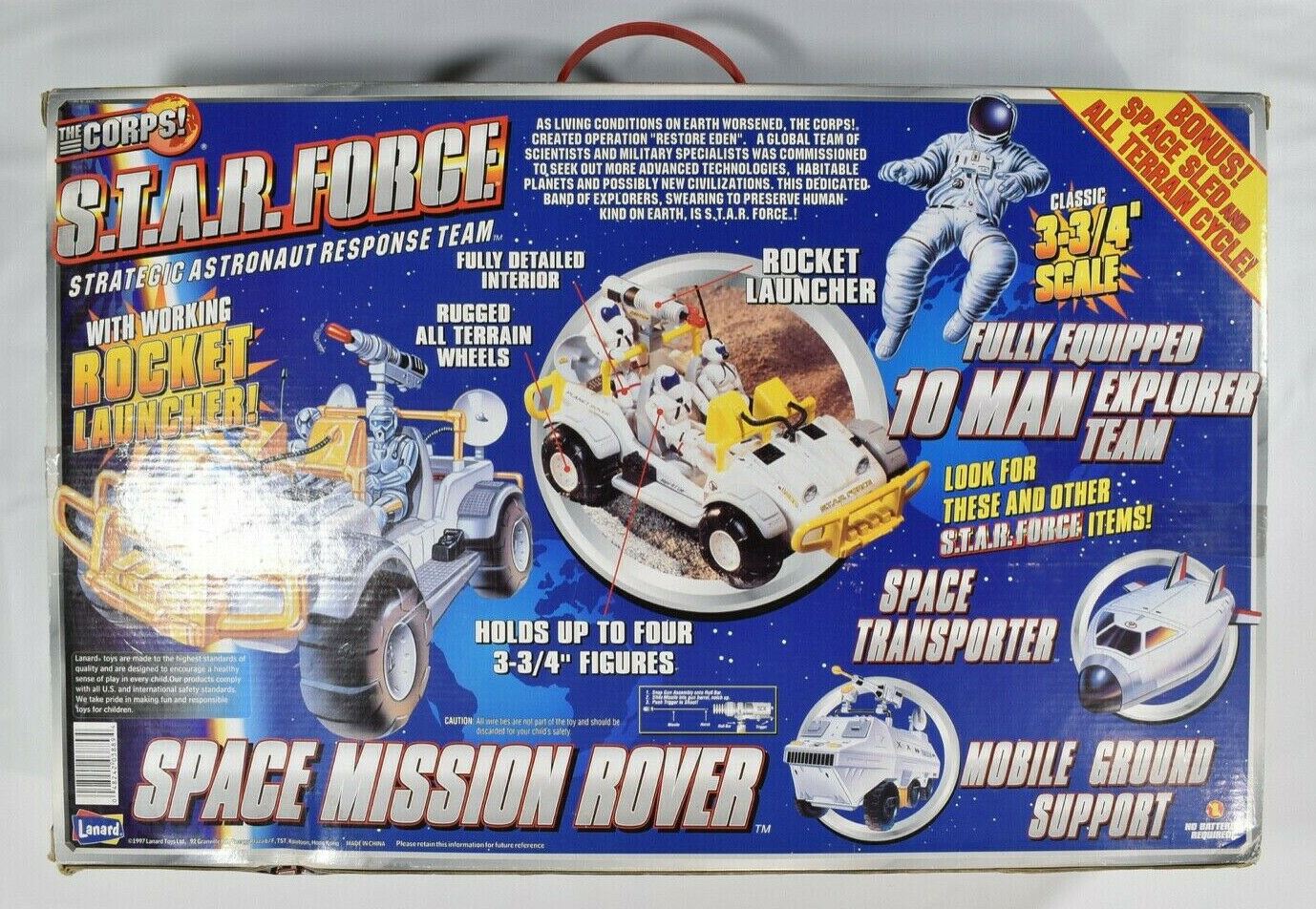 The Corps Lanard Action play set. The Corps World Force Space Force 10 man Explo