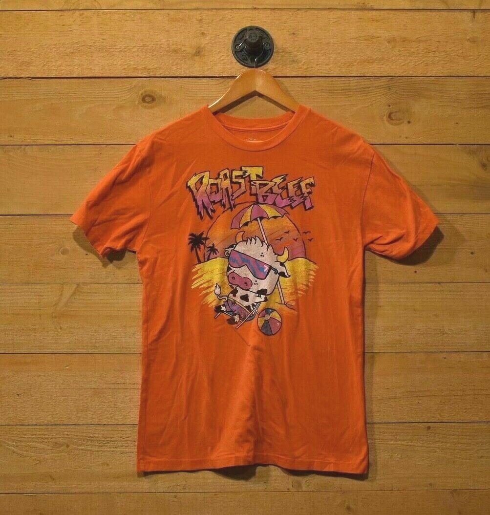 The Stranger Things T Shirt Size Medium Pop Funko Exclusive Orange