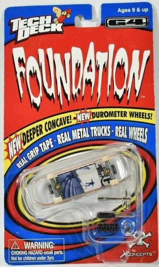 Tech Deck Skateboard Finger Board Foundation 1999 X Concept Vintage