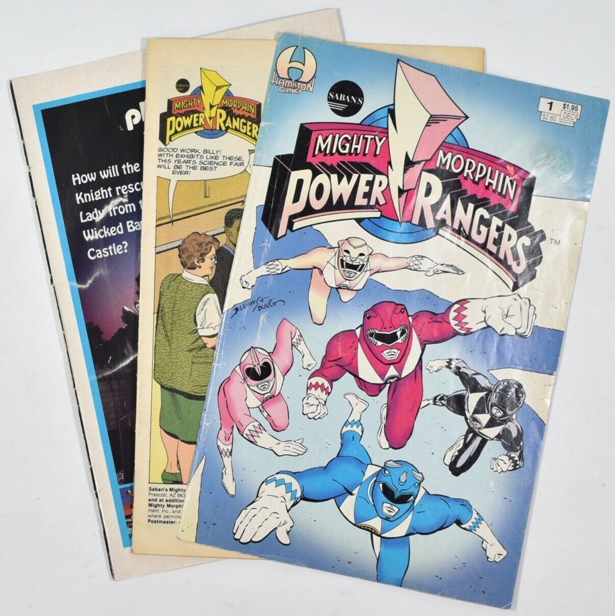 Mighty Morphin Power Rangers #1 1st Series Hamilton DAMAGED