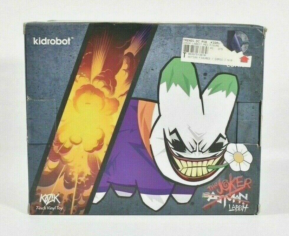 Kidrobot Kozik 7 Inch Vinyl Toy The Joker Labbit Dc Comics