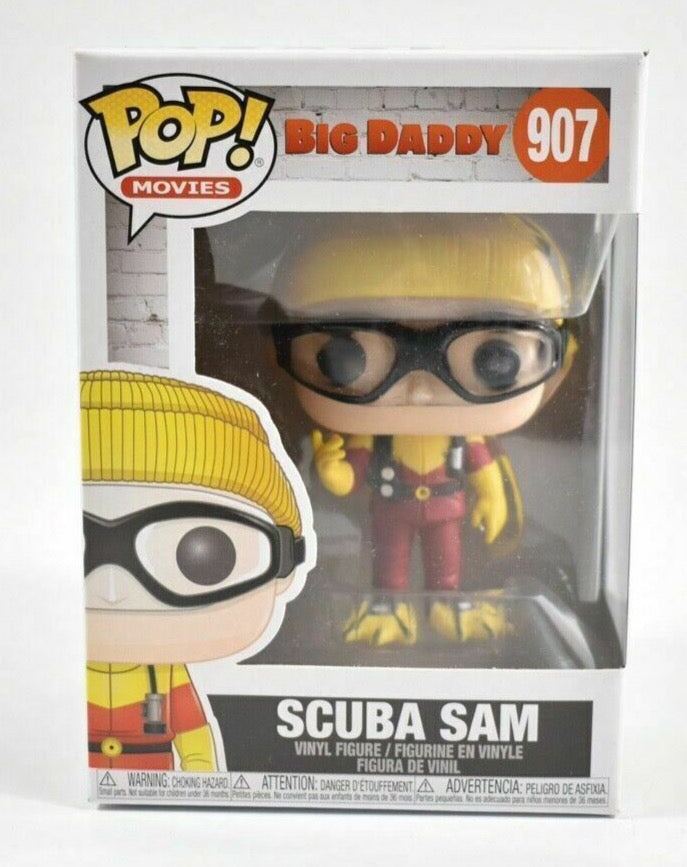 Pop funko Big Daddy Vinyl Figure SCUBA SAM #907 Double boxed shipping