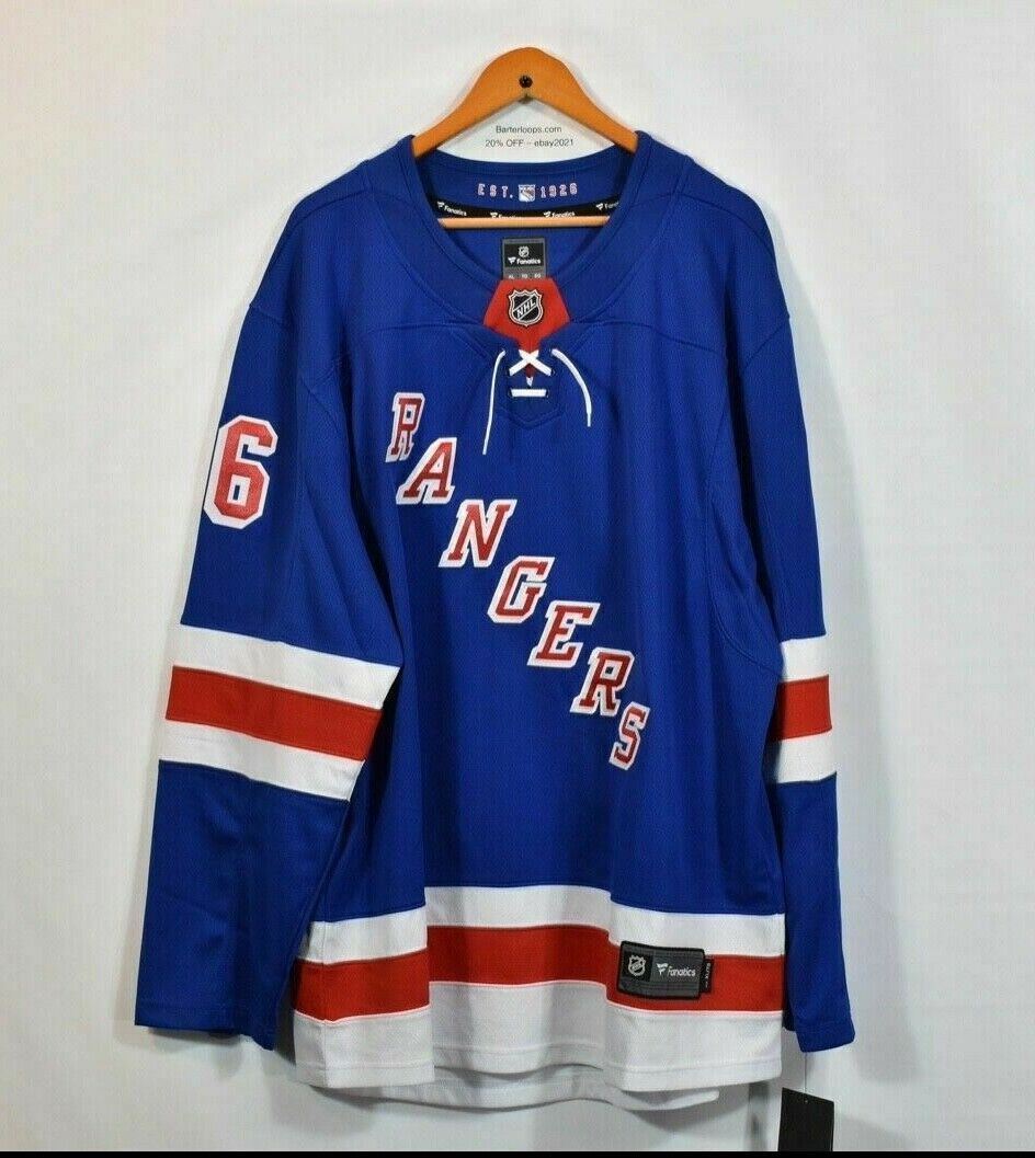 New York Rangers Mats Zuccarello #36 Fanatics NHL Hockey Jersey XL