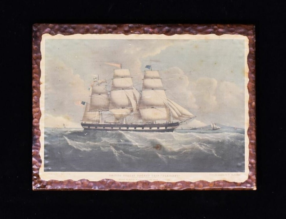 United States Packet Ship Pleiades 1172 Tons register 1962 The Seamen’s Bank sav