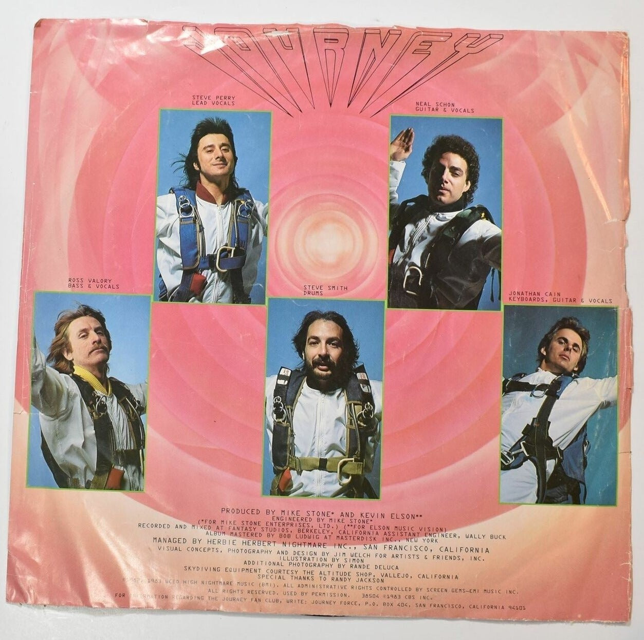 Vinyl Music Record Journey Frontiers - b2b2222b - Columbia Records 1983 - One Us