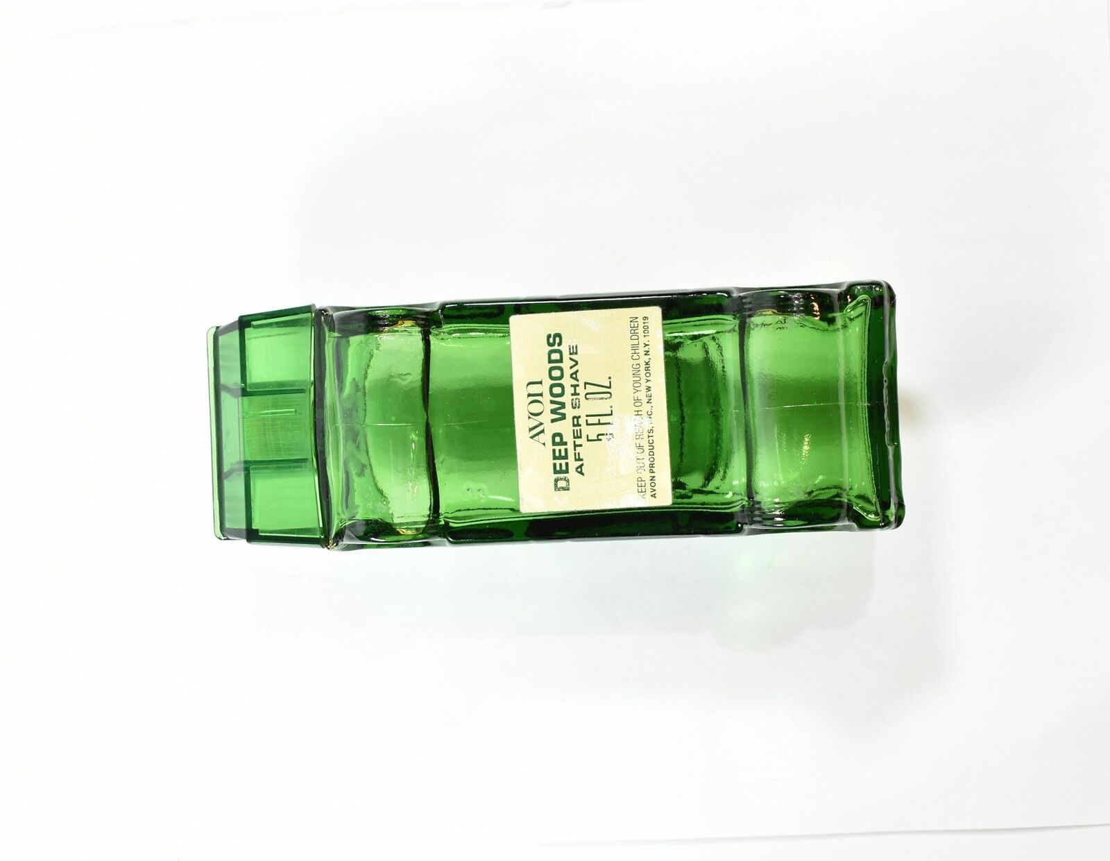 Avon deep Woods After shave 5fl. Green truck Used Empty