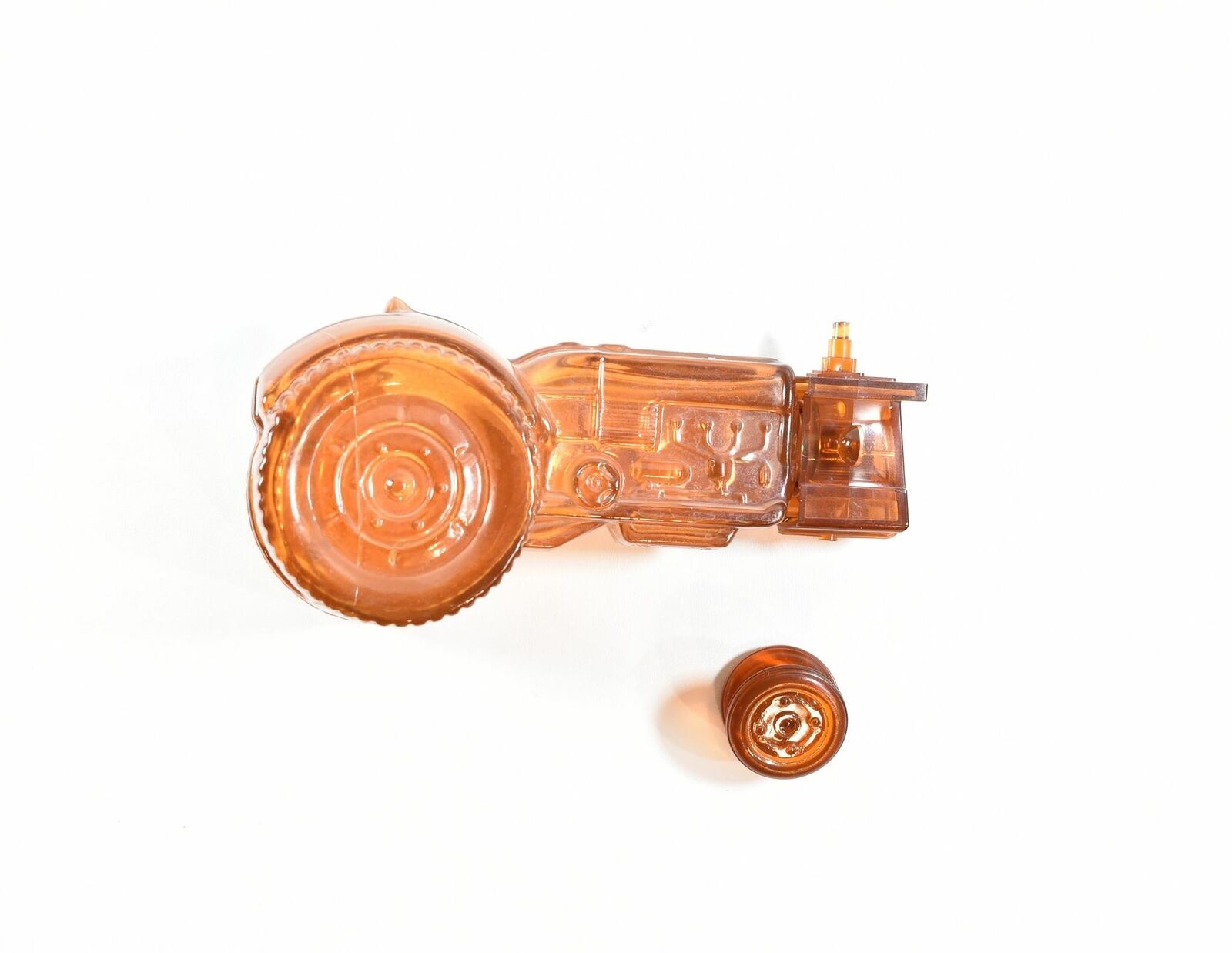 Avon After Shave bottle Orange Tractor Broke wheel used empty