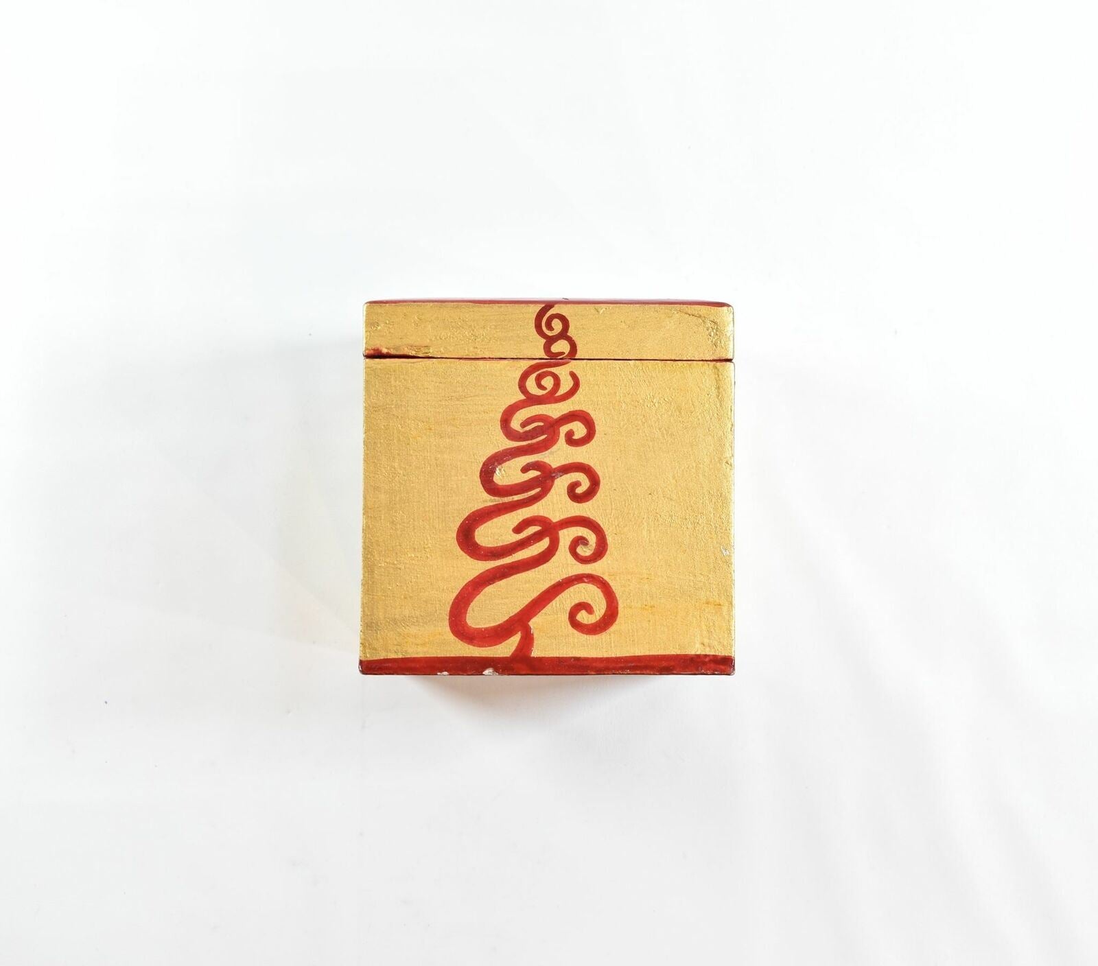 Vintage Christmas Box Keep Safe Box X Mass Small Box Foreside Co