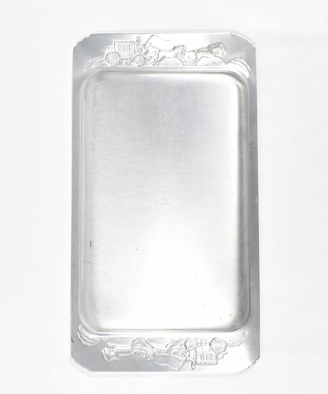 Silver Severing plate small 6 x 11 Kensington silver plate USED