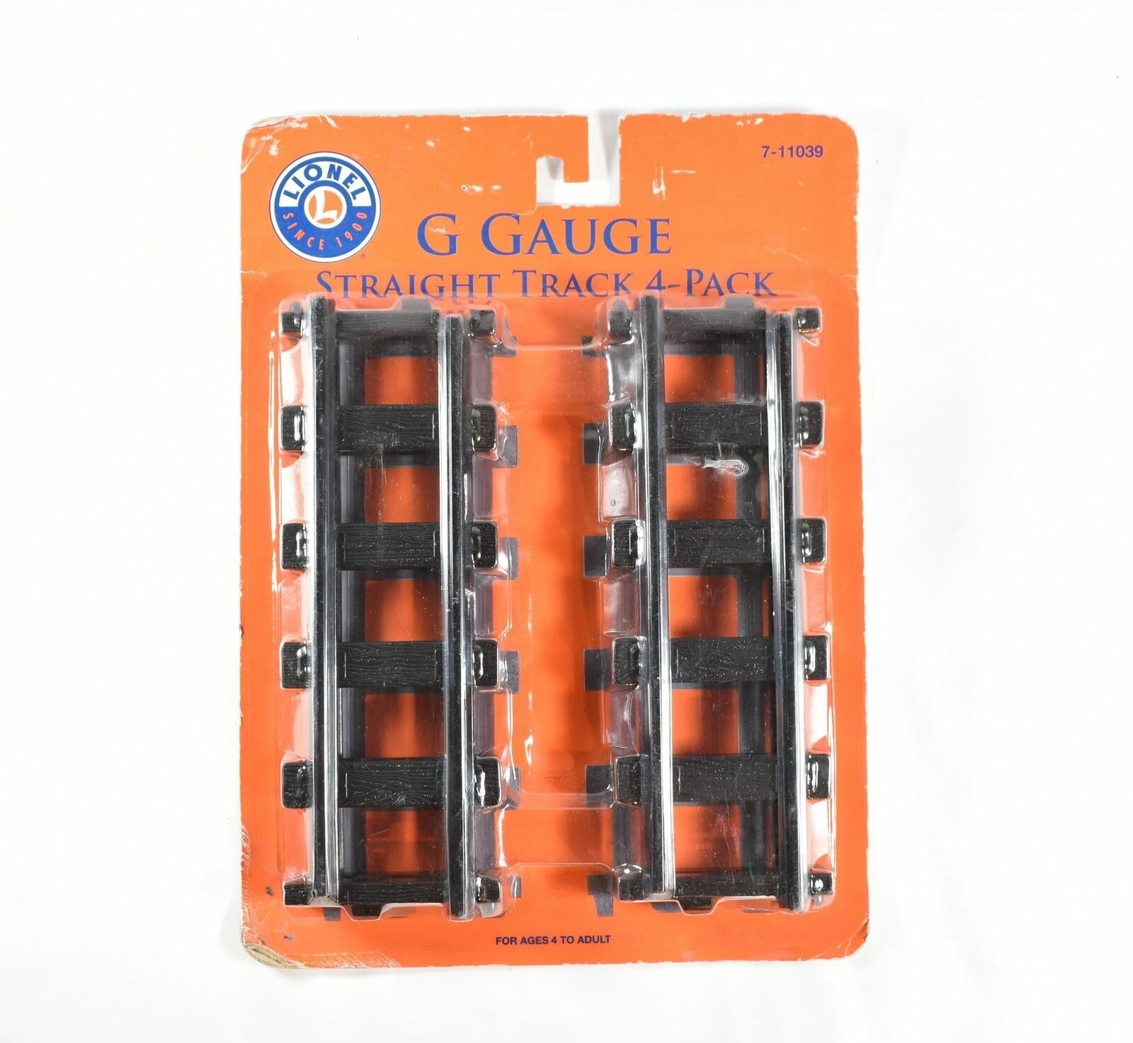 G Gauge Straight Track 4 Pack Lionel NEW 7-11039-265