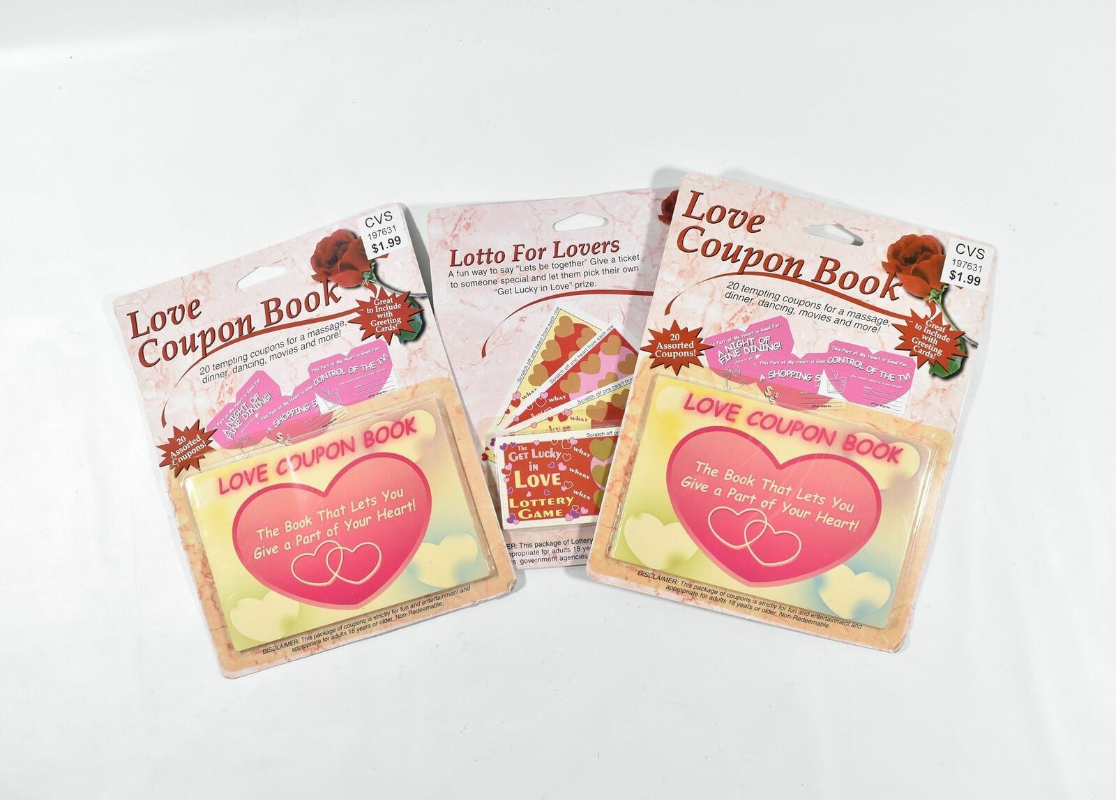Love Coupon Book Set Lotto For lovers Set